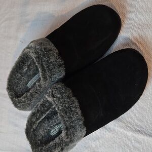 David Tate Puffy Clog, Black and Gray, Womens Size 12